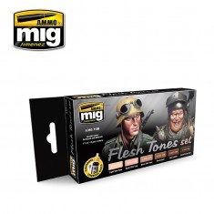 AMIG7168 Ammo Mig Набор акриловых красок FLESH TONES SET