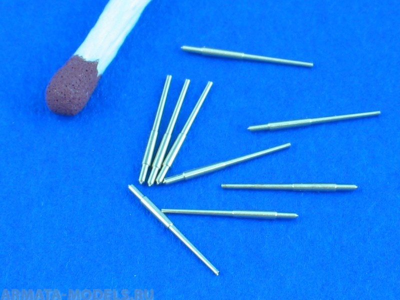 ABR-1:700-L-06  Дополнения для  Set of 12 pcs 155 mm barrels for ships Yamato, Musashi для  1/700