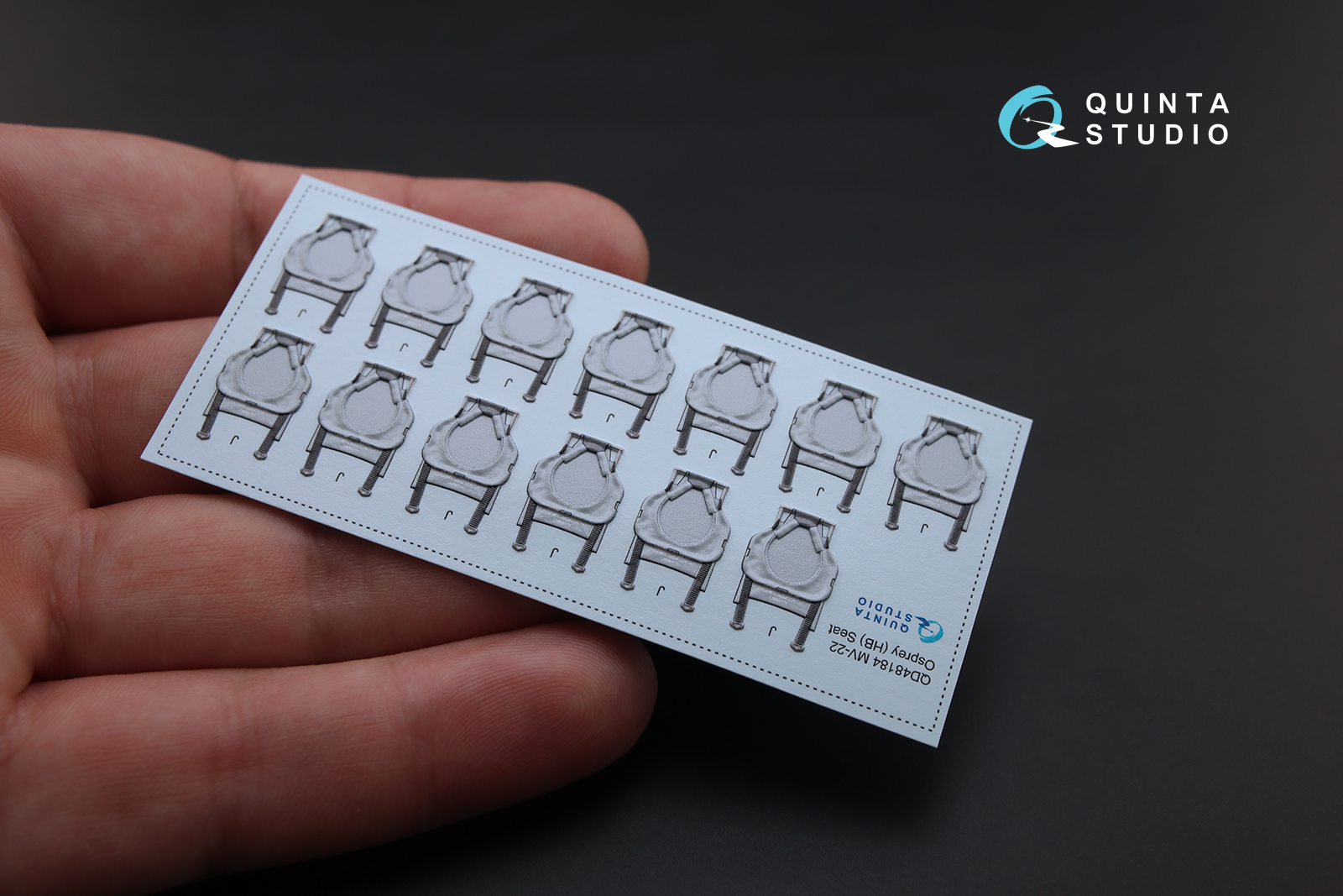 QR48005 Сложенные сидения для MV-22 (26 шт) (для модели HobbyBoss kit)