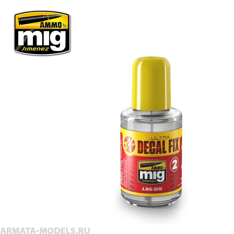 AMIG2030 Ammo Mig Жидкость для приварки декалей ULTRA DECAL-FIX