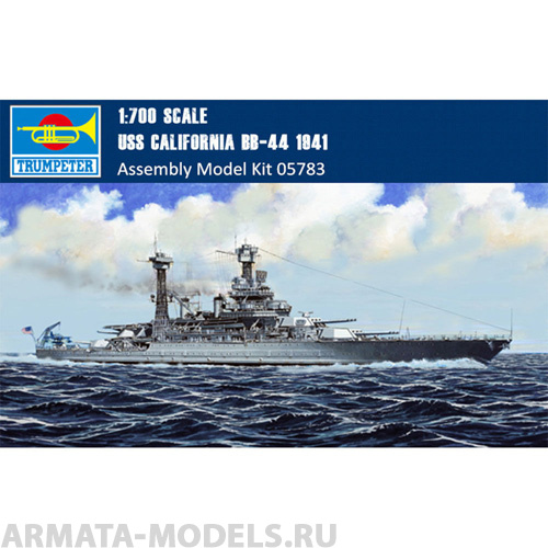 05783P USS California BB44 Battleship 1941 Trumpeter