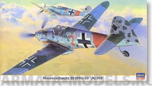 09569 Самолет BF109G-10 JG300 Hasegawa