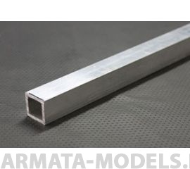 KS83013 Квадратная алюминиевая трубка 4,8 мм, 1 шт