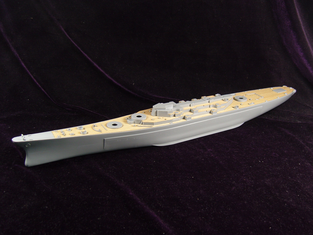 AW50011 Деревянная палуба для 1/450 U.S.S Missouri