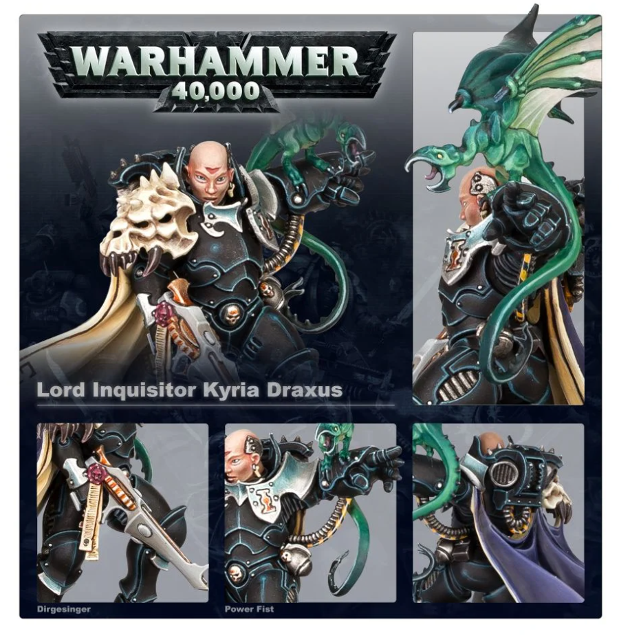 52-42GW Набор Ордо Ксенос. Лорд Инквизитор Кирия Дракс (Ordo Xenos Lord Inquisitor Kyria Draxus)