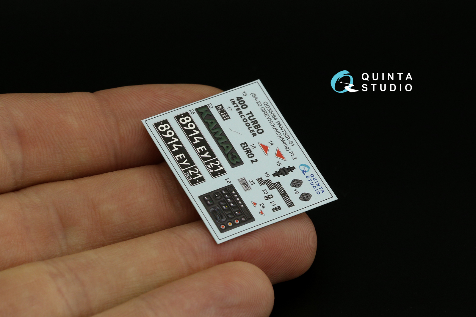 QD35064 3D Декаль интерьера кабины Pantsir-S1  (SA-22 Greyhound) (Meng)