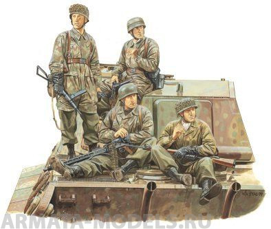 6113Д Солдаты 3rd Fallschirmjager Division (Ardennes 44) (10013160/230420/0210189, КИТАЙ ) Dragon