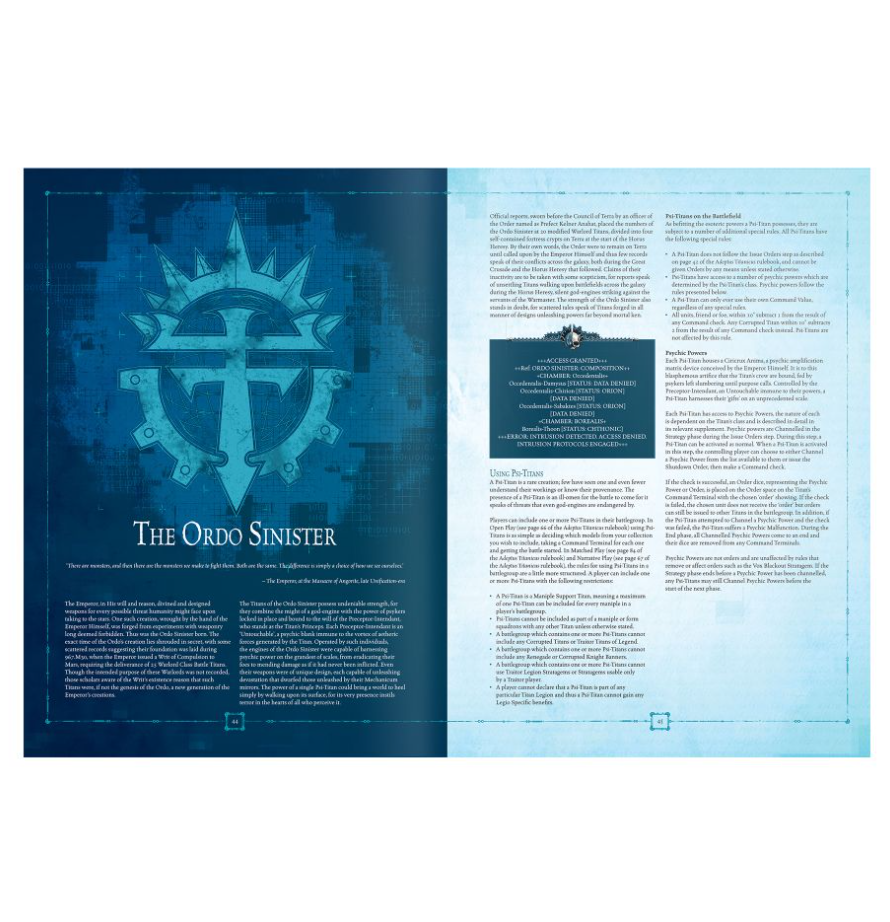 400-32GW Книга Адептус Титаникус: Тень и Железо (англ.) (Adeptus Titanicus: Shadow and Iron (Eng))