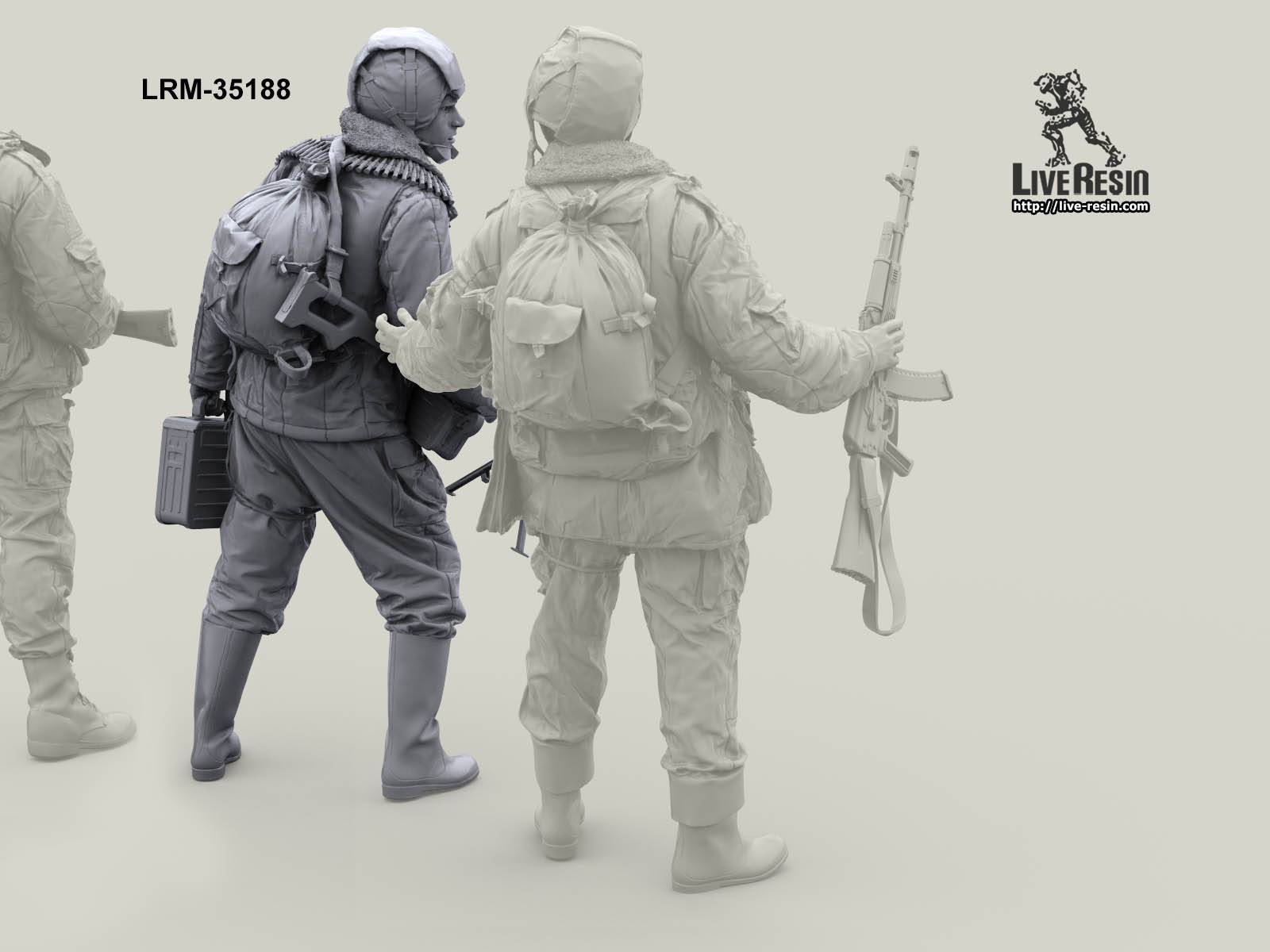 LRM35188 Военнослужащие ВВ, готовятся к атаке - 2 Live Resin