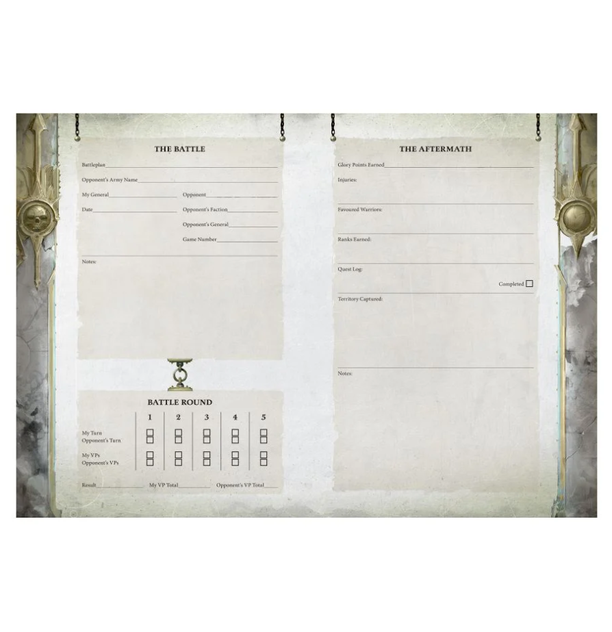 80-11GW Дневник Вархаммер Эра Сигмара. Путь К Славе (англ.) (Warhammer Age of Sigmar Path to Glory Diary (Eng))