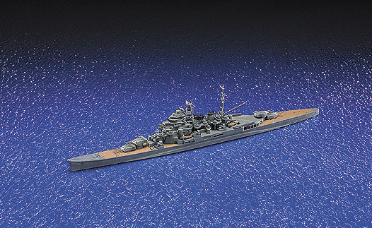 AO-045381 Сборная модель корабля 1/700 IJN Heavy Cruiser Maya (1944 - Battle of Mar Aoshima