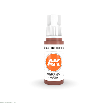 AK11094 Краска акриловая Bordeaux Red 17ml