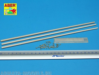 ABR-35-D-10  Дополнения для  Telegraph-pillar set for 2 cross bar with 16 insulators each  для  1/35