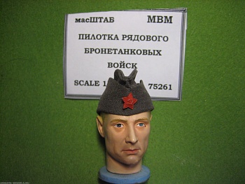 75261 Пилотка рядового РККА бронетаковые войска №2