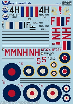 PS48-051 Декаль для Swordfish