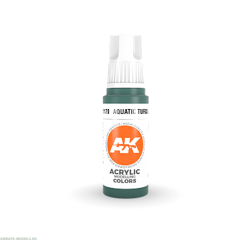 AK11170 Краска акриловая Aquatic Turquoise 17ml