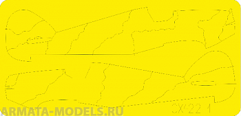 CX422ED  Окрасочная маска Hurricane camo scheme A 1/72