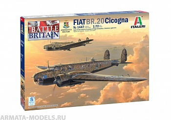 1447ИТ Самолет FIAT BR-20 «Cicogna» Battle of Britain (10013160/300421/0255806, ИТАЛИЯ )