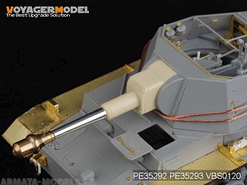 VBS0120 Набор  для 1/35 WWII German Pz.Sfl.Ivb 10.5cm le.FH.18/1 Barrel w/Mantlet (For DRAGON 6475)